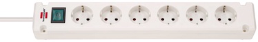 Pagarinātājs Brennenstuhl Bremounta H05VV-F 3G1.5 6 Way 3m White