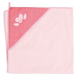 Ceba Baby Bath Towel Hearts Pink