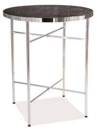 Kafijas galdiņš Signal Meble Ibiza C Marble/Chrome, 420x420x510 mm