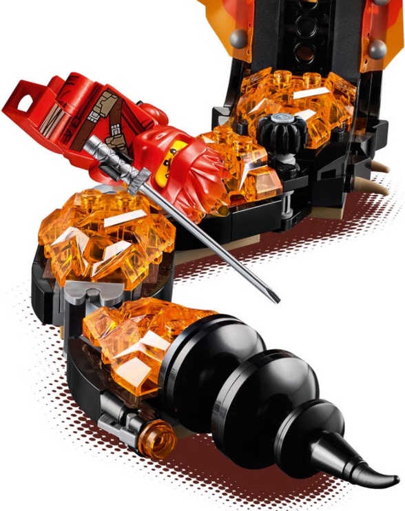 Konstruktorius LEGO Ninjago Ugninė iltis 70674, 463 vnt.