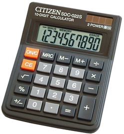 Калькулятор Citizen SDC-022S, черный