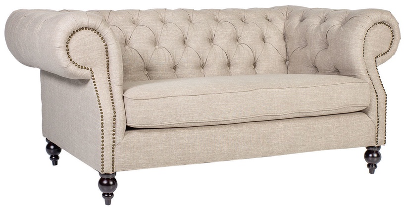 Dīvāns Home4you Holmes 2, bēša, 180 x 99 cm x 77 cm