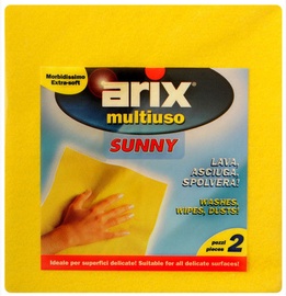 Arix Sunny Multi-Purpose Cloth Yellow 380x400mm 2pcs
