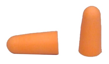 Ausu aizbāžņi 3M, oranža, Universāls izmērs, 2 gab.