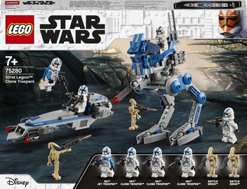 Конструктор LEGO Star Wars Клоны-пехотинцы 501-го легиона 75280, 285 шт.