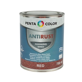 Krāsa metāla virsmām Pentacolor sarkana 750ml