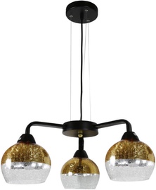 Candellux Cromina 33-57259 Ceiling Lamp 3x60W E27 Black/Gold