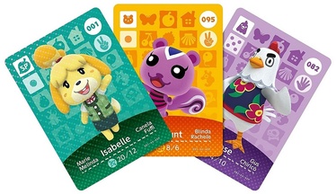 Piederumi Nintendo Amiibo Animal Crossing - Happy Home Designer Cards 3-Pack