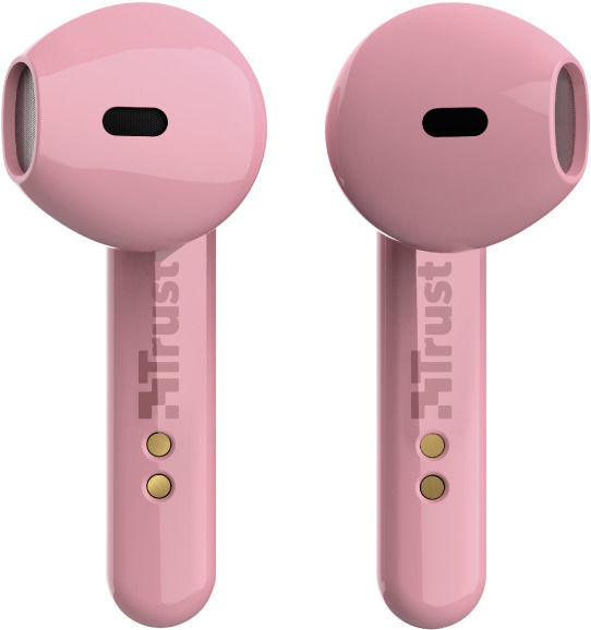 Belaidės ausinės Trust Primo Touch in-ear, rožinės - Senukai.lt