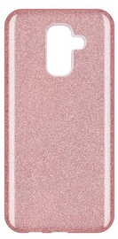Wozinsky Glitter Shining Back Case For Samsung Galaxy A6 Plus Pink
