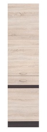 Black Red White Kitchen Bottom Cabinet Left Junona Line D2D/50/195L Sonoma Oak/Wenge
