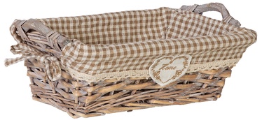 Home4you Basket Willi Home 29x19xH10cm Light Brown