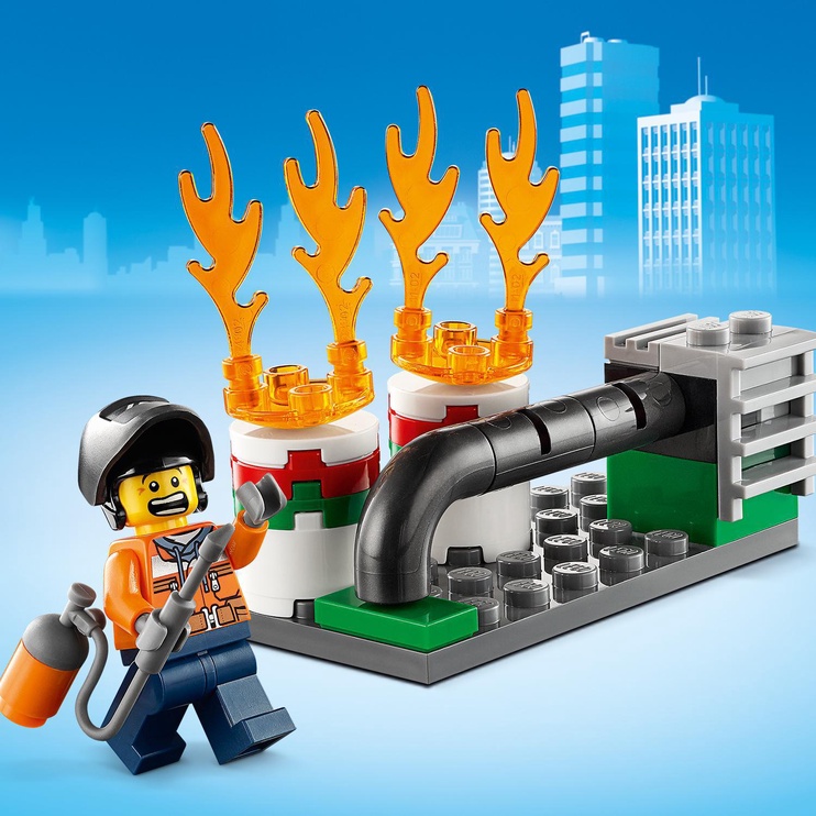 Конструктор LEGO City Пожарный спасательный вертолёт 60248, 93 шт.