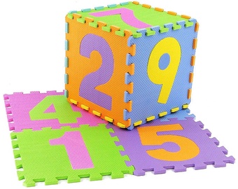 Dėlionė Tommy Toys Eva Puzzle Mat Numbers 9pcs 405639