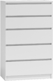 Комод Top E Shop Malwa M5, белый, 70 x 40 см x 112 см