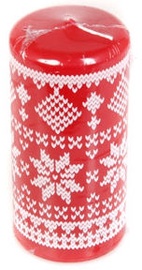 Verners Pillar Candle 7x15cm Red