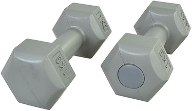 Profit HEX Set Of Dumbbells Gray 1kg
