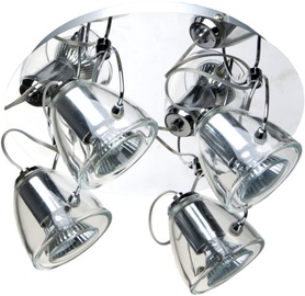 Light Prestige Dalia 4 Wall Lamp 4x50W GU10 Silver
