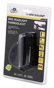 Велосипедный фонарь Dunlop, пластик, черный