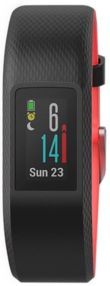 Išmanioji apyrankė Garmin Vivosport S/M, juoda/raudona