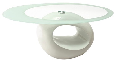 Kavos staliukas Signal Meble Etna White Lacquer, 1100x600x420 mm