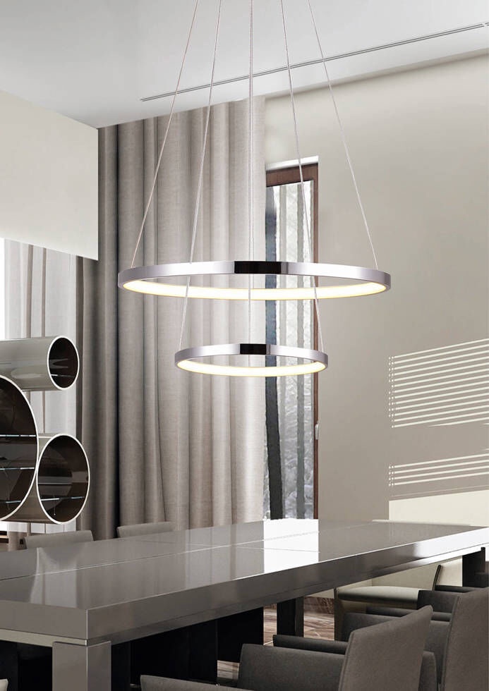 Светильник навесной Candellux Lune, 40 Вт, LED, 4000 °К