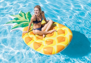 Piepūšams riņķis Intex 58761EU, dzeltena/zaļa/oranža, 2160x1240 mm
