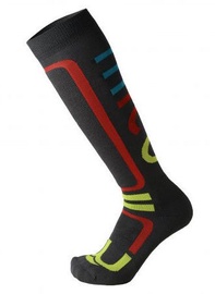 Mico Performance Snowboard Sock Medium Black/Orange 41-43