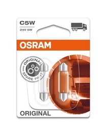 Automobilio lemputė Osram 6423-02B, Kaitrinė, skaidri, 24 V