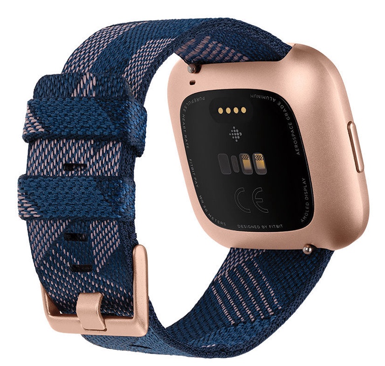 Умные часы Fitbit Versa 2, синий/розовый