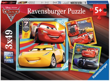 Dėlionės komplektas Ravensburger Cars 3 8015, 18 cm x 18 cm