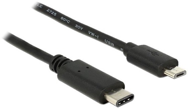 Провод Delock USB / USB micro USB 2.0 male, Micro USB B male, 1 м, черный