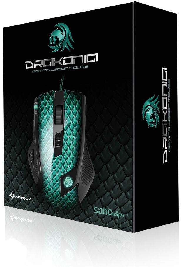 sharkoon drakonia laser gaming mouse