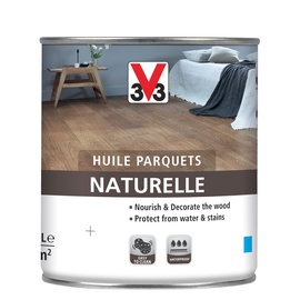 Масло для пола V33 Parquet, белый, 0.75 l