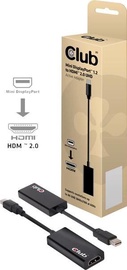 Club 3D Mini DisplayPort To HDMi 2.0 4K60Hz Active Adapter Black