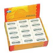 Ластик Centrum 80376, 40 мм, белый