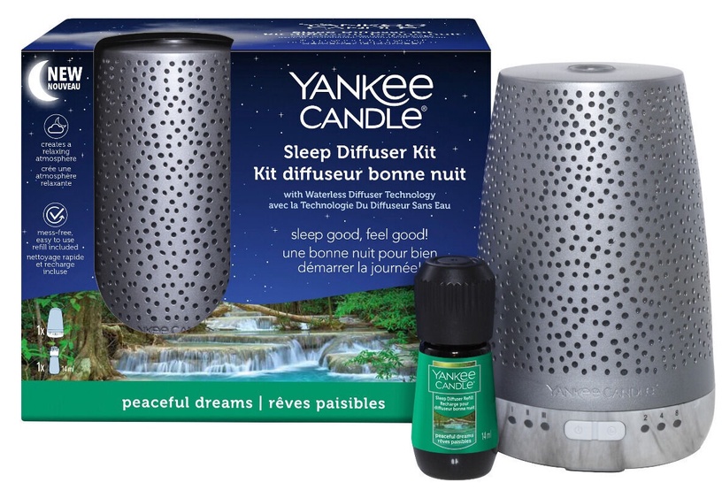 Освежитель воздуха Yankee Candle Peaceful Dreams Sleep Diffuser Freshener Plus Oil