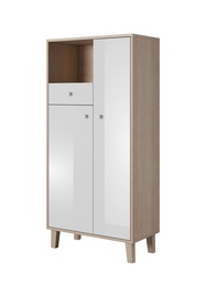 Idzczak Meble Sonata 80 Bookshelf Sonoma Oak/White