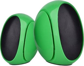Omega OG117 2.0 Desktop Speakers Green