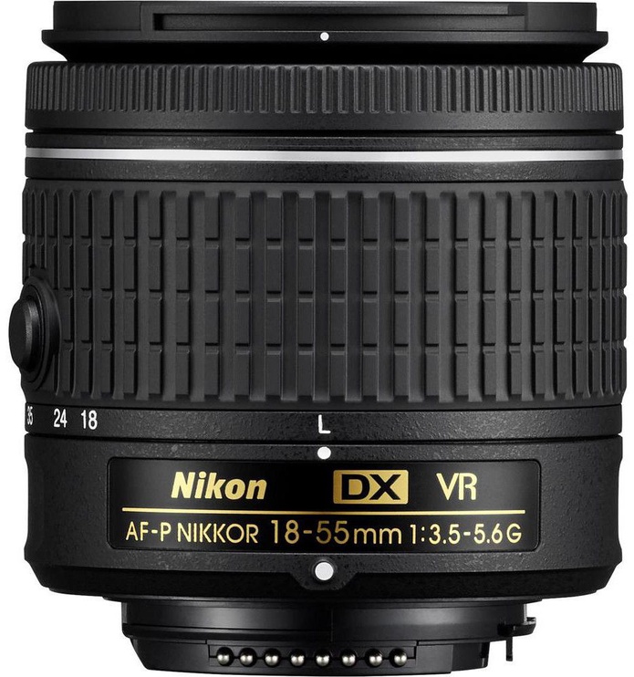 Объектив Nikon AF-P DX Nikkor 18-55mm F3.5-5.6 G VR, 205 г