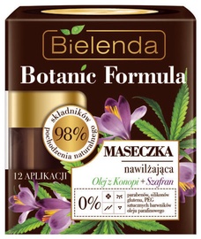 Veido kaukė Bielenda Botanic Formula Hemp Oil + Saffron, 50 ml