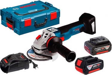 Bosch GWS 18V-10 C Cordless Angle Grinder with 2x5Ah Batteries/GAL1880CV