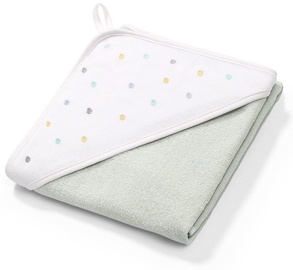 Dvielis BabyOno Terry Hooded Light Grey, 100x100 cm