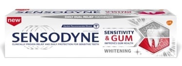 Zobu pasta Sensodyne Sensitivity & Gum Whitening, 75 ml