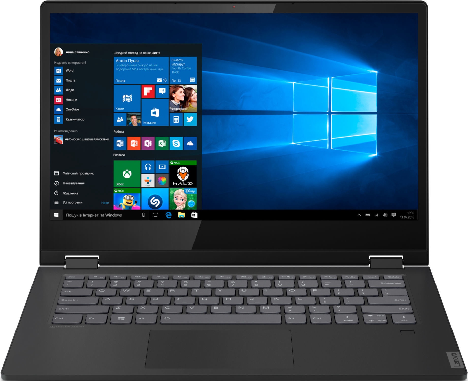 Ноутбук Lenovo IdeaPad C340-14API Black 81N60055PB PL, AMD Athlon™ 300U, 4  GB, 128 GB, 14 ″, Radeon Vega 3, черный - 1a.lt