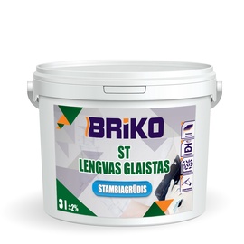 Špaktele Briko, gatavs lietošanai, balta, 3 l