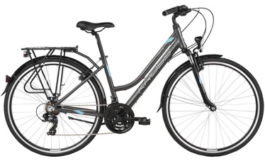 Kross Trans 1.0 Lady S 28" Graphite Blue White Matte 19