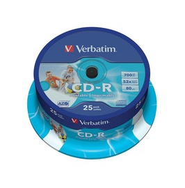 Kompaktiniai diskai CD-R Verbatim, 700 MB, 25 vnt.