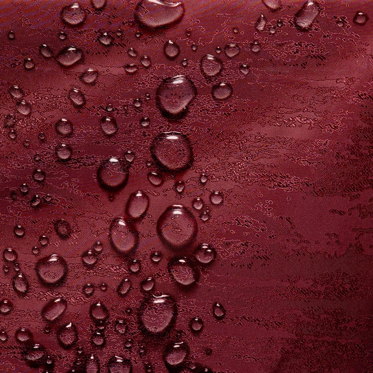 Скатерть овальная AmeliaHome Vesta Oval, красный, 500 x 150 cm