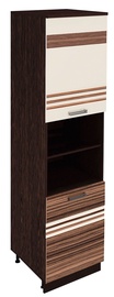 DaVita Rio 16.75.1 Kitchen Cabinet Wenge Oak/Pearl/Brown